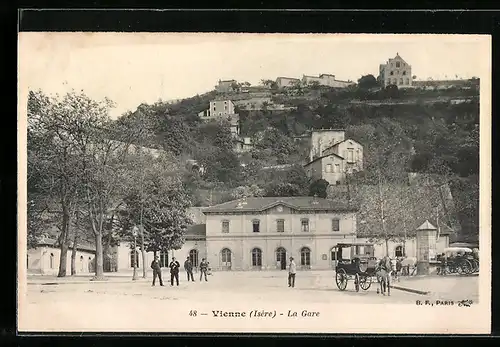 AK Vienne, La Gare, Bahnhof