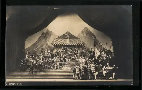 AK Aarau, Eidgenössisches Schützenfest 1924, Festspiel, 5. Scene, Murtnerschlacht