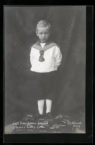 AK SKH Prinz Johann-Leopold von Sachsen-Coburg-Gotha
