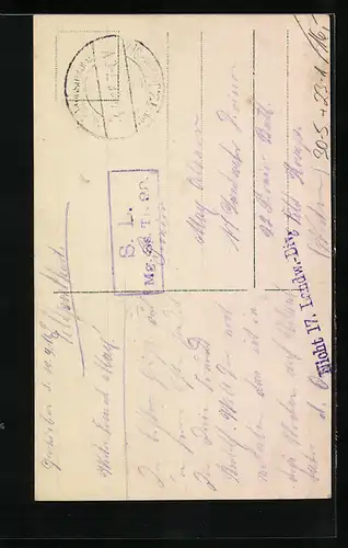 Künstler-AK Der Pessimist glaubt nicht an den Sieg