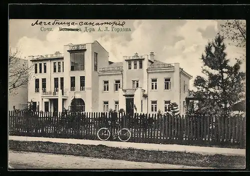 AK Sotschi, Villa Dr. A. L. Gordon, Fahrrad