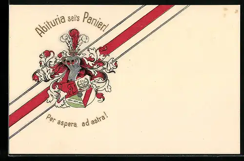 Präge-AK Abituria sei`s Panier, Studentenwappen