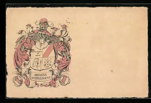 AK Absolvia Luitpoldiana, Studentenwappen