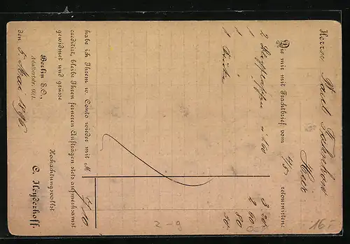 AK Berlin, Berliner Packetfahrt AG, Private Stadtpost