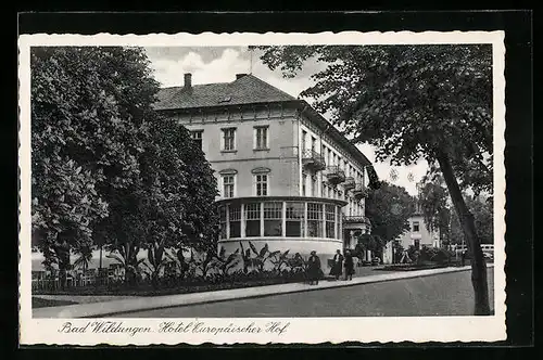 AK Bad Wildungen, Hotel Europäischer Hof