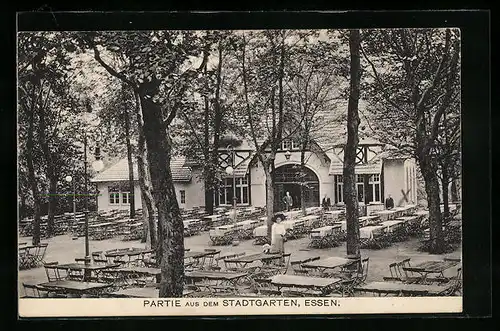 AK Essen, Gasthaus Stadtgarten