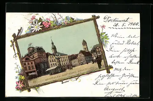 AK Dortmund, Partie am Marktplatz