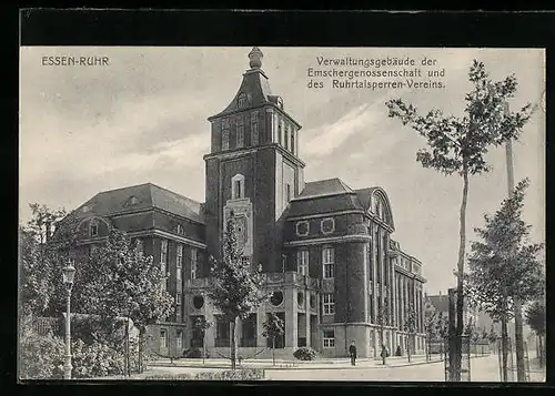 AK Essen /Ruhr, Verwaltungsgebäude der Emschergenossenschaft und des Ruhrtalsperren-Vereins