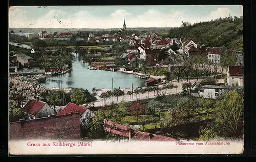 AK Kalkberge, Panorama vom Aussichtsturm