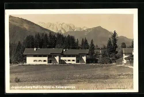 AK Reit im Winkel, Jugendherberge m. Kaisergebirge