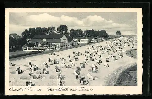 AK Grömitz, Strandhalle und Terrasse