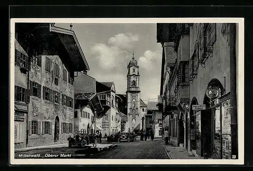 AK Mittenwald, Oberer Markt