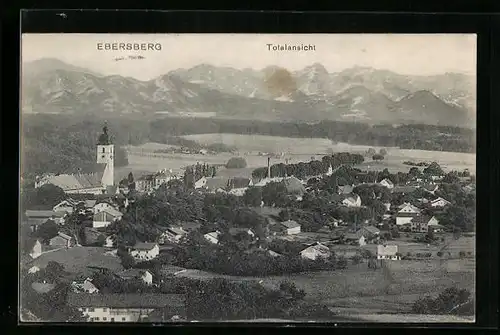 AK Ebersberg, Totalansicht mit Umland