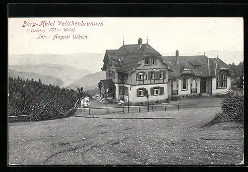 AK Oberhof /Thür. Wald, Berg-Hotel Veilchenbrunnen