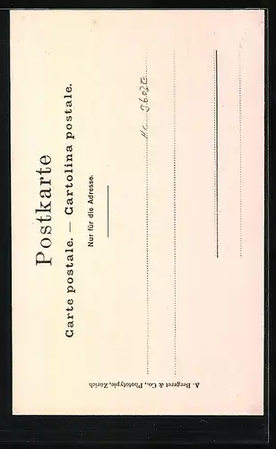 AK Grosser St. Bernhard, Bernhardiner und Gesitlicher