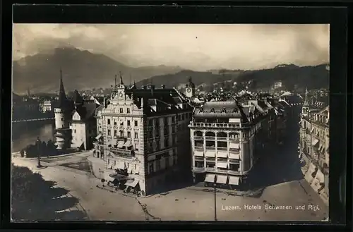 AK Luzern, Hotels Schwanen und Rigi