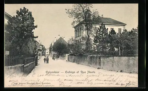 AK Colombier, College et Rue Haute