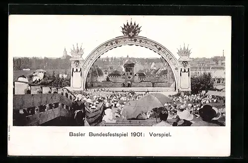 AK Basel, Basler Bundesfestspiel 1901, Vorspiel