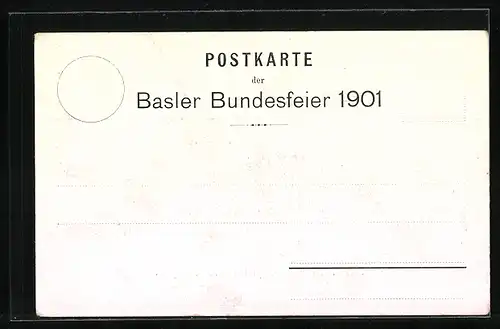 AK Basel, Basler Bundesfestspiel 1901, Vorspiel