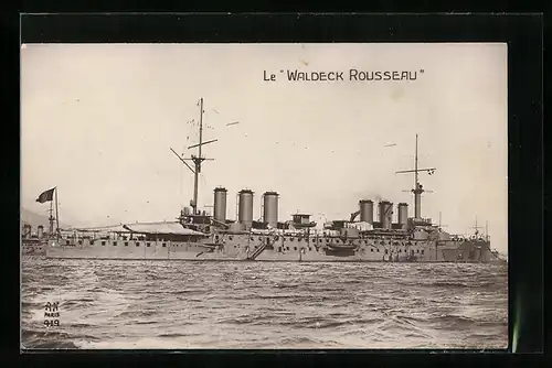AK Le Waldeck Rousseau, Kriegsschiff