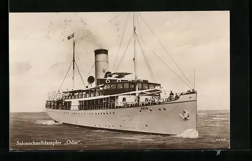 AK Passagierschiff Salonschnelldampfer Odin
