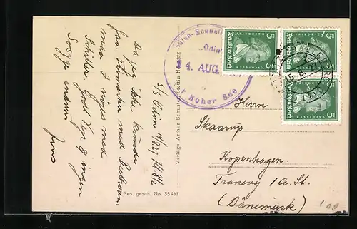 AK Passagierschiff Salonschnelldampfer Odin