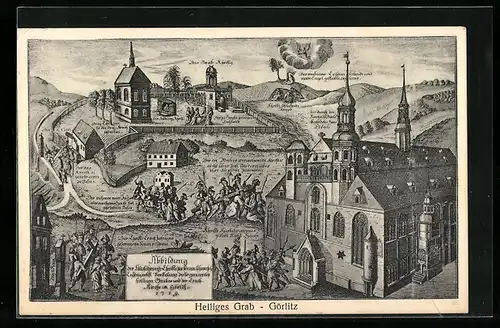 Künstler-AK Görlitz, Heiliges Grab