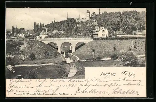 AK Friedberg, Viadukt im Ort