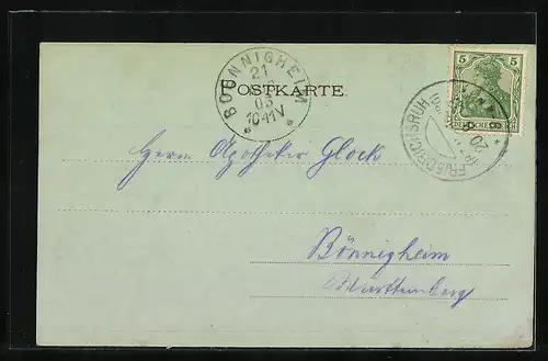 AK Friedrichsruh, Schloss im Mondschein