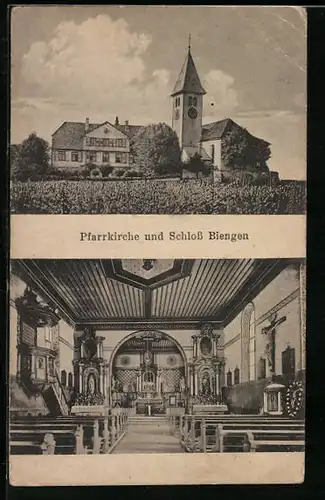 AK Biengen, Schloss, Inneres der Pfarrkirche