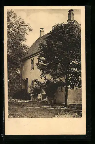 AK Neuburg a. Inn, Feste Neuburg, Hofseite der Binderei, Westteil der Kernburg