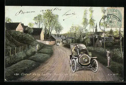 AK Berfay, Circuit de la Sarthe, Sortie de Berfay, Autorennen