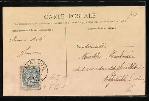 AK Alencon, La Gare, Bahnhof