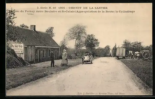 AK Saint-Calais, la cote du Perray entre Bouloire