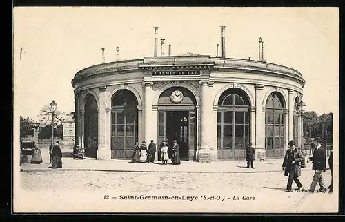 AK Saint-Germain-en-Laye, La Gare