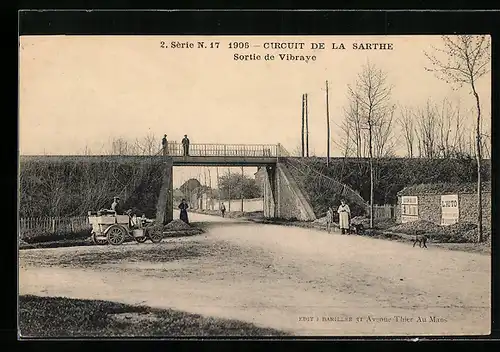 AK Vibraye, Circuit de la Sarthe, Sortie