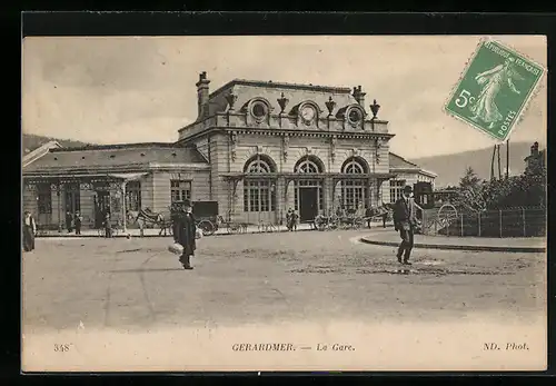 AK Gerardmer, La Gare, Bahnhof