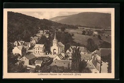 AK Hausen bei Heimbach, Ortsansicht mit Umland