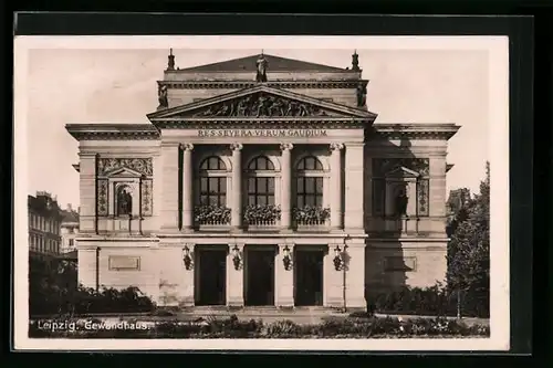 AK Leipzig, Partie am Gewandhaus