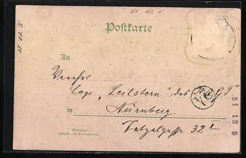 AK Leipzig, Das Augusteum bei Schönwetter