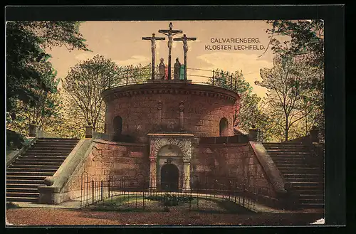 AK Lager Lechfeld, Kloster auf dem Calvarienberg