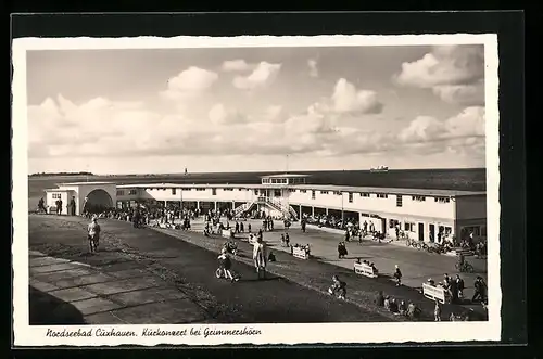 AK Cuxhaven, Nordseebad, Kurkonzert bei Grimmershörn