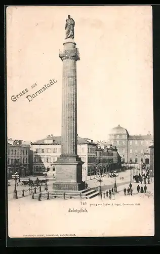 AK Darmstadt, Ludwigssäule