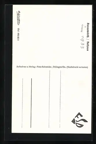 AK Donauwörth, Rathaus und Gasthaus