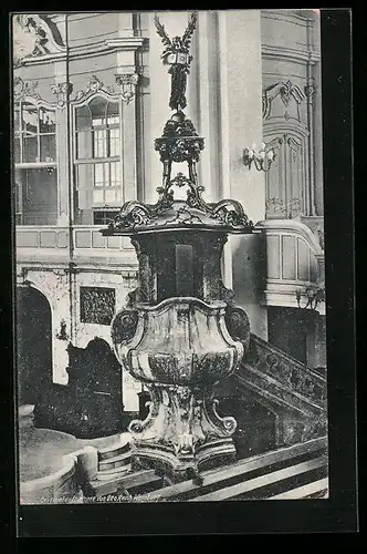 AK Hamburg-Neustadt, Kanzel der St. Michaeliskirche