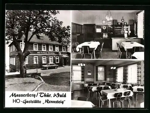 AK Masserberg /Thür., HO-Gasthaus Rennsteig