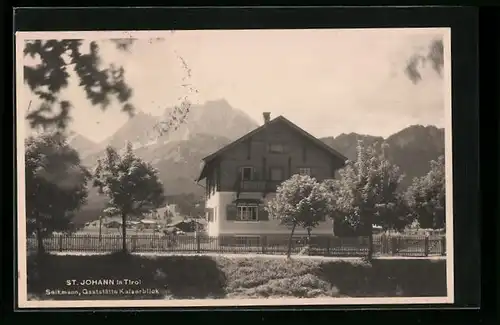 AK St. Johann in Tirol, Gasstätte Kaiserblick