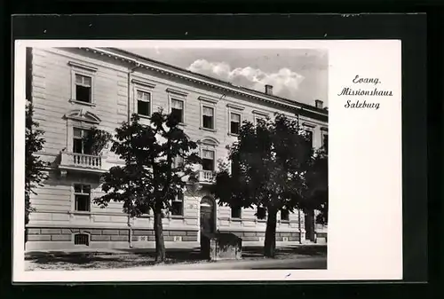 AK Salzburg, Evangelisches Missionshaus, Franz Josefstrasse 23