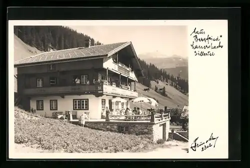 AK Lanersbach /Zillertal, Pension Haus Bergfried
