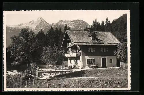 AK Weissbach b. Lofer, Gasthaus & Jausenstation Hintertal